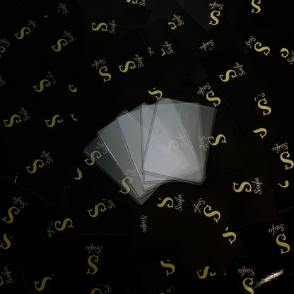 Toploader Saifu  Standard 3" x 4" con Custodia – Ultra Trasparente Diamond Edition